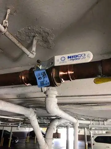 Copper pipe repair and valve work for Gas Leak Detection in Forebay